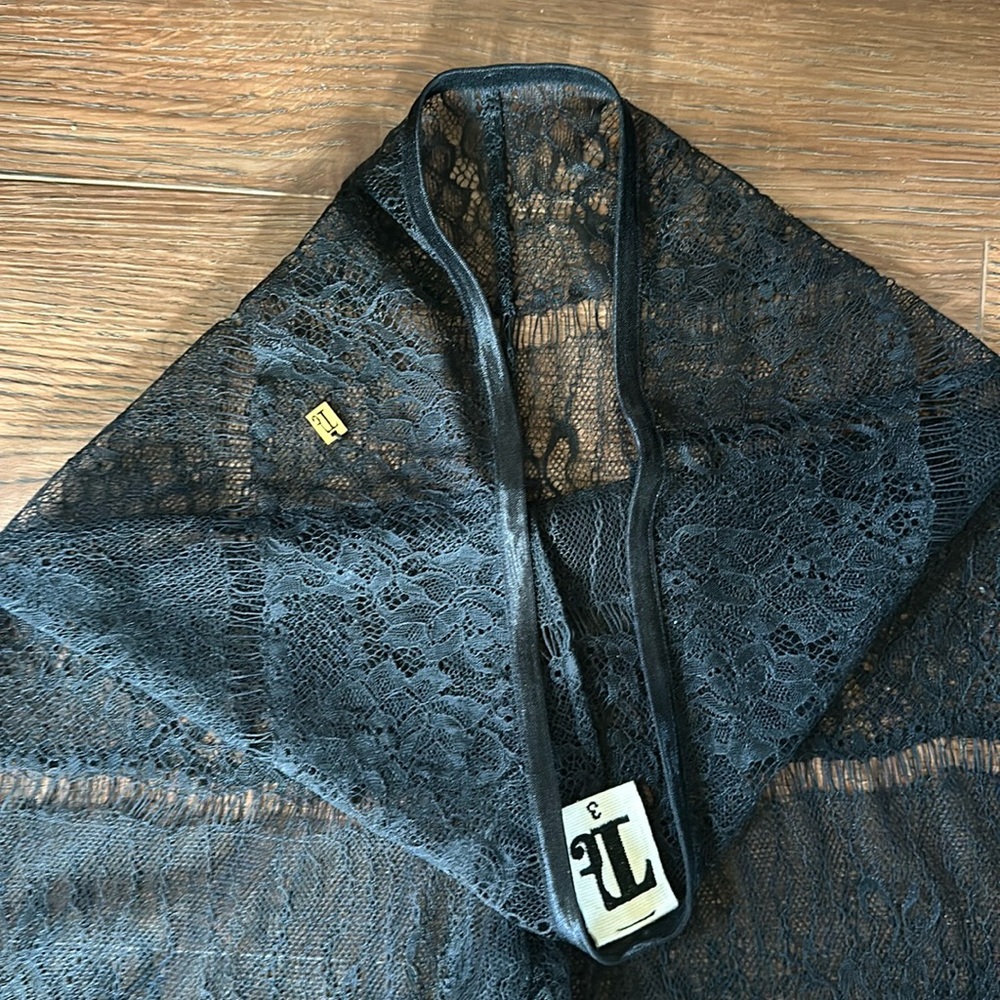 Tt Black Long Lace Biker Short 3 - Picture 11 of 11